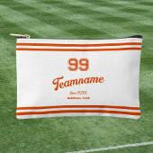 Oranje Baseball Custom Player Nummer & TeamName Etui