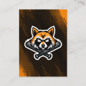 Oranje Baseball Trading Kaart Foto Baseball Logo Contactkaartje (Achterkant)