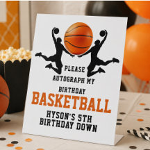 oranje basketbal Jongen 5de verjaardagsfeestje