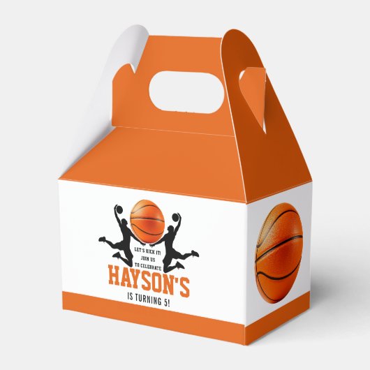 oranje basketbaljongen 5e verjaardagsfeestje bedankdoosjes (Achterkant)