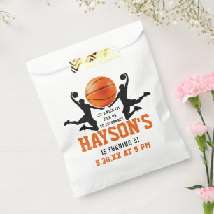 oranje basketbaljongen 5e verjaardagsfeestje bedankzakje