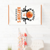oranje basketbaljongen 5e verjaardagsfeestje spandoek (Insitu)
