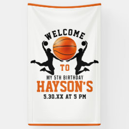 oranje basketbaljongen 5e verjaardagsfeestje spandoek