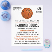 Oranje Basketball, Basketball training Flyer (Enkel)