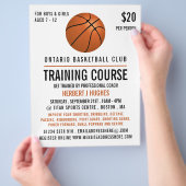 Oranje Basketball, Basketball training Flyer (Hand)