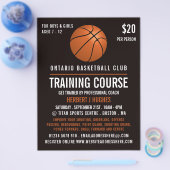 Oranje Basketball, Basketball training Flyer (Enkel)