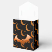 Oranje bat Quarter Moons Tent Favor Boxes Bedankdoosjes (Geopend)
