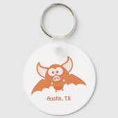 Oranje BBT - Austin, TX Sleutelhanger (Voorkant)