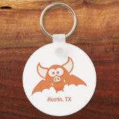 Oranje BBT - Austin, TX Sleutelhanger (Voorkant)