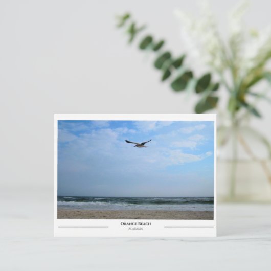 Oranje Beach Alabama Briefkaart (Staand voorkant)