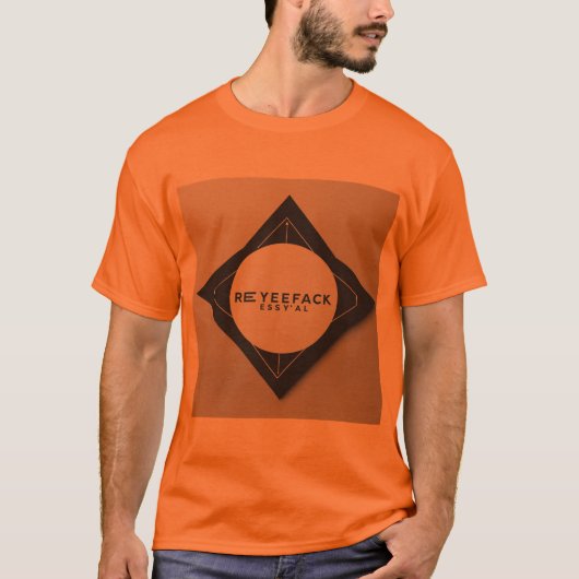 Oranje Beats: DJ Designing Vibes T-shirt (Voorkant)