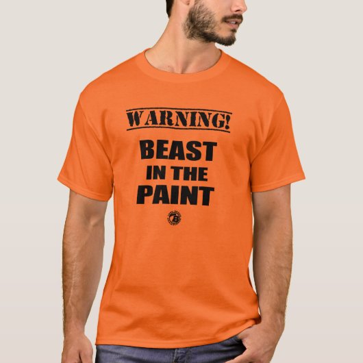 Oranje " Beest in the Paint " True Breed T-shirt (Voorkant)