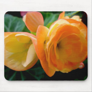 Oranje Begonia Mousepad Muismat