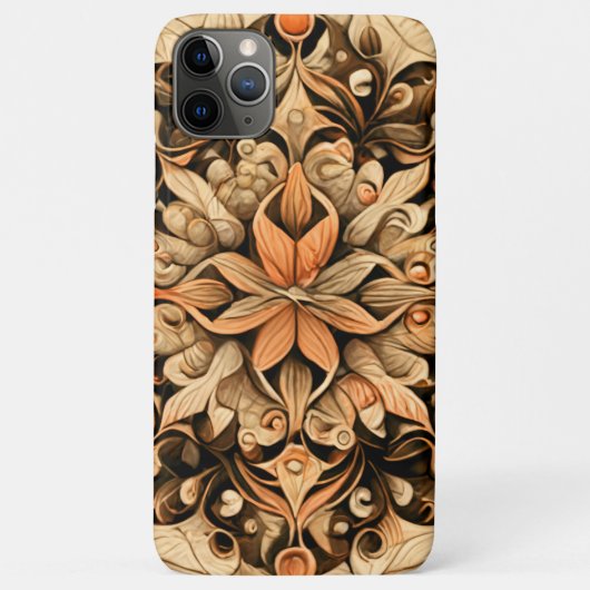 Oranje beige bruine decoratie esthetische achtergr Case-Mate iPhone case (Achterkant)