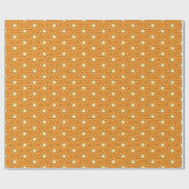  Oranje Beige Triskelion Egyptisch Patroon Cadeaupapier (Vlak)