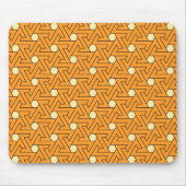  Oranje Beige Triskelion Egyptisch Patroon M Muismat (Voorkant)