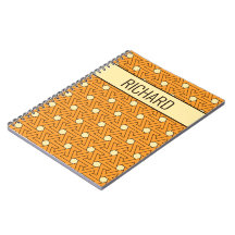  Oranje Beige Triskelion Egyptisch Patroon