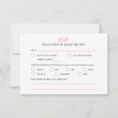 Oranje bel Afrikaanse lelie botanische kunst bruil RSVP Kaartje (Voorkant)