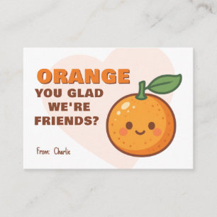 Oranje Ben Je Blij Dat We Vrienden Zijn Kinderen V Notitiekaartje
