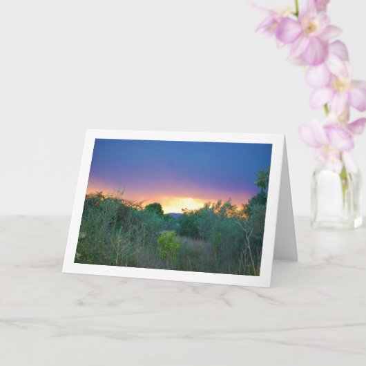 Oranje Berglucht Kaart (Orchidee)