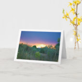 Oranje Berglucht Kaart (Gele Bloem)