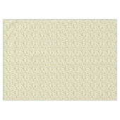 Oranje bessen en bladeren op crème - patroon. tafelkleed (Voorkant (Horizontaal))