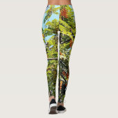Oranje bessen leggings (Achterkant)