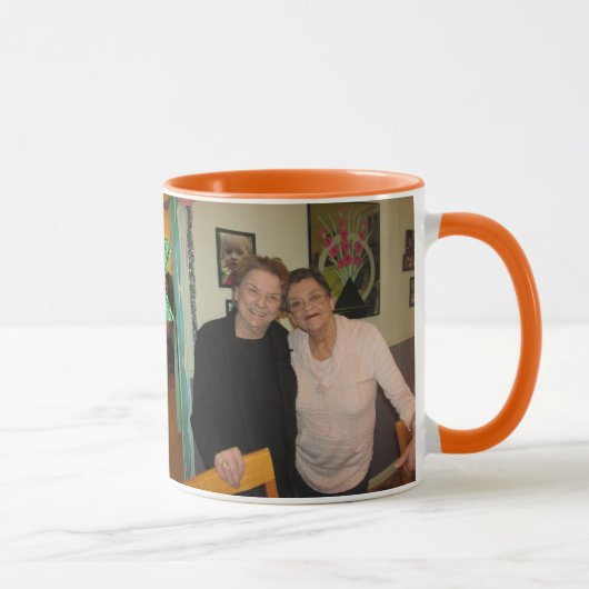 Oranje Beste Vrienden Koffie Mok (Rechts)