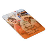 Oranje bestemmingsuithuwde homoseksuele bruiloft magneet (Rechterzijde)