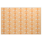 Oranje bewustmakingslint met scheuren stof (Fat Quarter)
