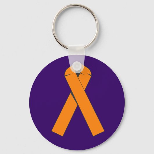 Oranje bewustmakingsproducten sleutelhanger (Voorkant)