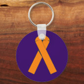 Oranje bewustmakingsproducten sleutelhanger (Voorkant)