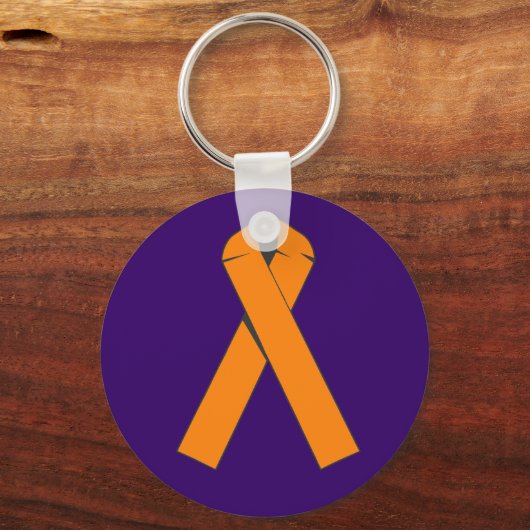 Oranje bewustmakingsproducten sleutelhanger (Voorkant)