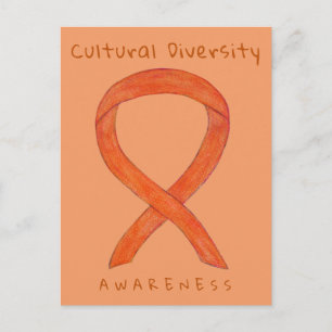 Oranje bewustzijn van culturele verscheidenheid Ku Briefkaart