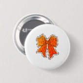 Oranje bewustzijnslint ter ondersteuning van multi ronde button 5,7 cm (Voorkant /achterkant)