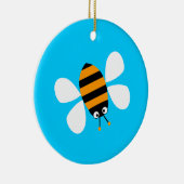 Oranje bijen keramisch ornament (Rechts)