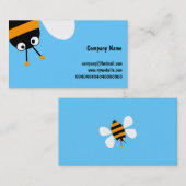 Oranje bijen visitekaartje (Voorkant / Achterkant)