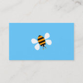 Oranje bijen visitekaartje (Achterkant)