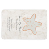 Oranje bijtende kreeften sparen de datum magneet (Horizontaal)