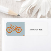 Oranje Bike Etiket (Insitu)