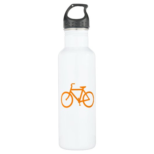 Oranje Bike Waterfles (Voorkant)