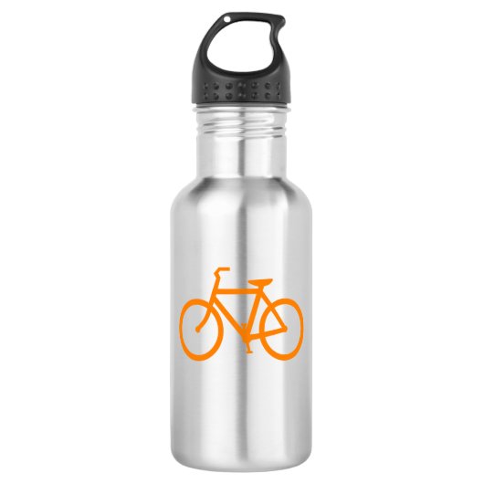 Oranje Bike Waterfles (Voorkant)