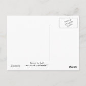 Oranje Birthday Cupcake Briefkaart (Achterkant)