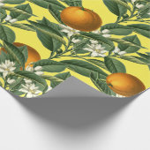  Oranje blaasbloem Cadeaupapier (Hoek)