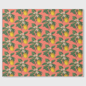 Oranje blaasbloem Cadeaupapier (Vlak)