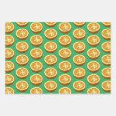  Oranje blaasbloem Inpakpapier Vel (Voorkant 2)