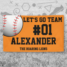 Oranje Black Baseball Team Spirit