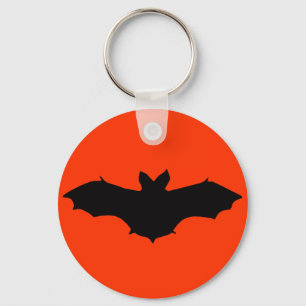 Oranje Black Bat Sleutelhanger