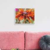 Oranje Black Eyed Susan Canvas Afdruk (Insitu (Woonkamer))