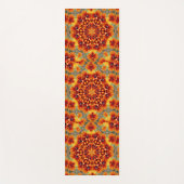 Oranje Black Eyed Susan Daisy Abstract Yogamat (Voorkant)